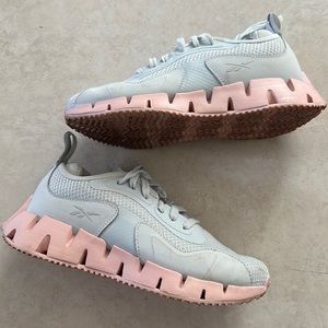 Pink & Gray Reebok Sneakers